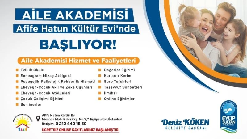 Aile Akademisi sorunların aşılmasında vatandaşlara rehberlik edecek
