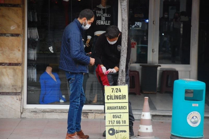 Şüpheli çantadan boş kavanozlar çıktı
