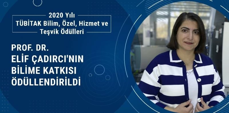 Prof. Dr. Elif Çadırcı’nın bilime katkısı ödüllendirildi
