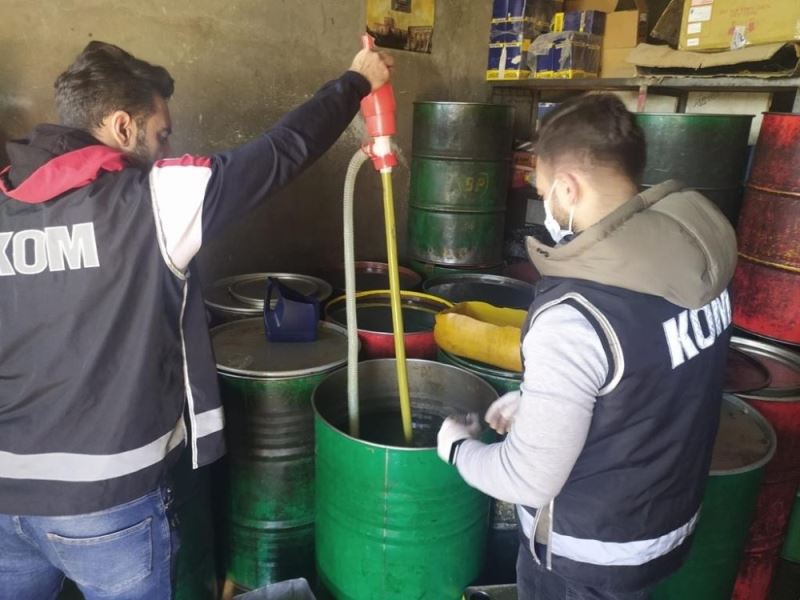 Mardin’de 11 bin 637 litre kaçak akaryakıt ele geçirildi
