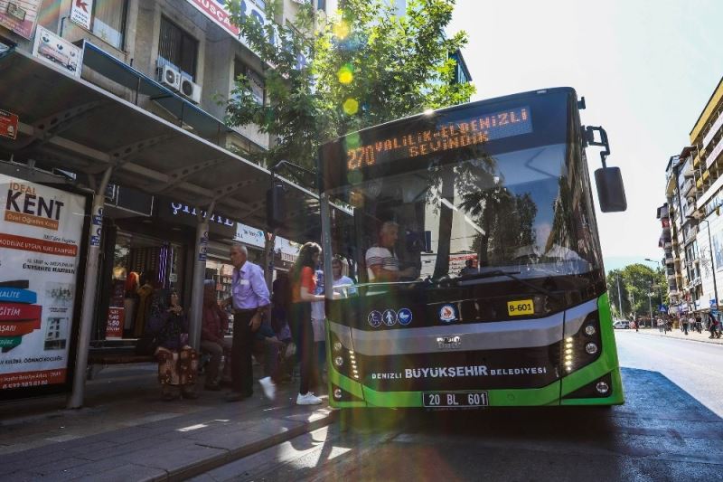 Denizli Büyükşehir otobüsleri EKPSS’ye gireceklere ücretsiz
