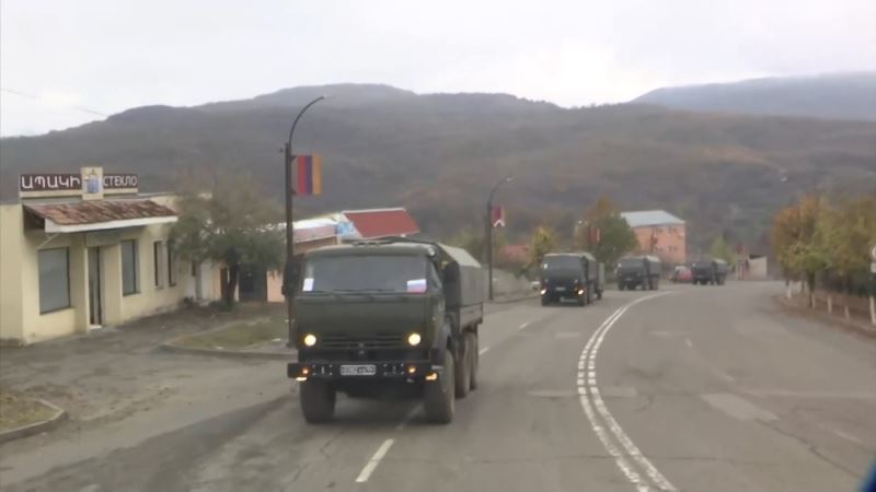 Rus Barış Gücü askerleri Dağlık Karabağ’da devriyelere başladı
