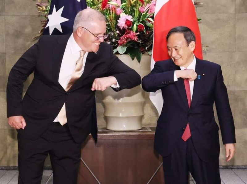 Japonya Başbakanı Suga ve Avustralya Başbakanı Morrison’dan Tokyo zirvesi

