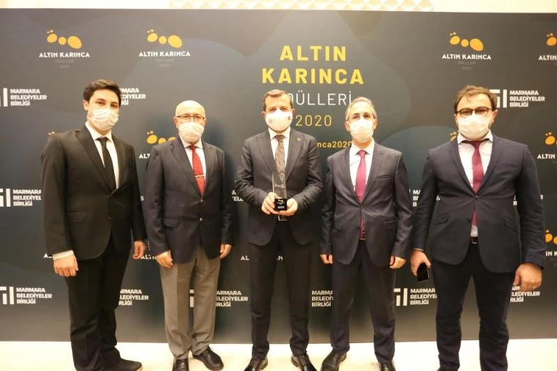 “Üreten Çocuklar”dan Gürsu’ya Altın Karınca ödülü
