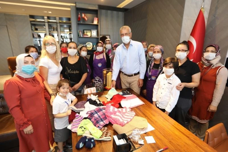 Mezitli’nin üretici kadınlarından örnek davranış
