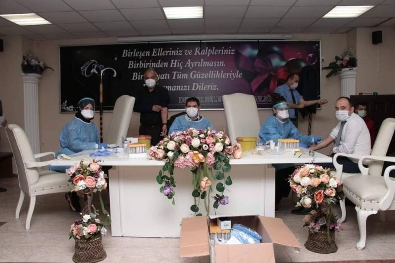 Devrek’te belediye çalışanlarına antikor testi yapıldı
