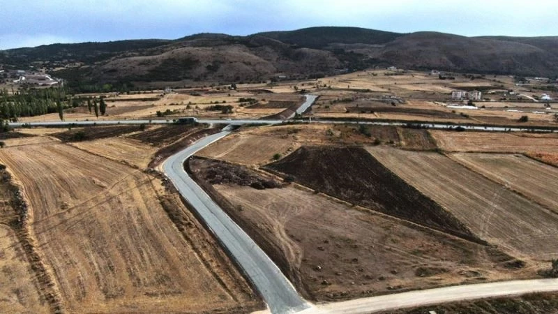 İnönü Kümbetler mevki alt geçitte yol yapım çalışması tamamlandı
