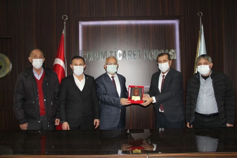 Ticaret Borsası’ndan Ali Şahan’a teşekkür
