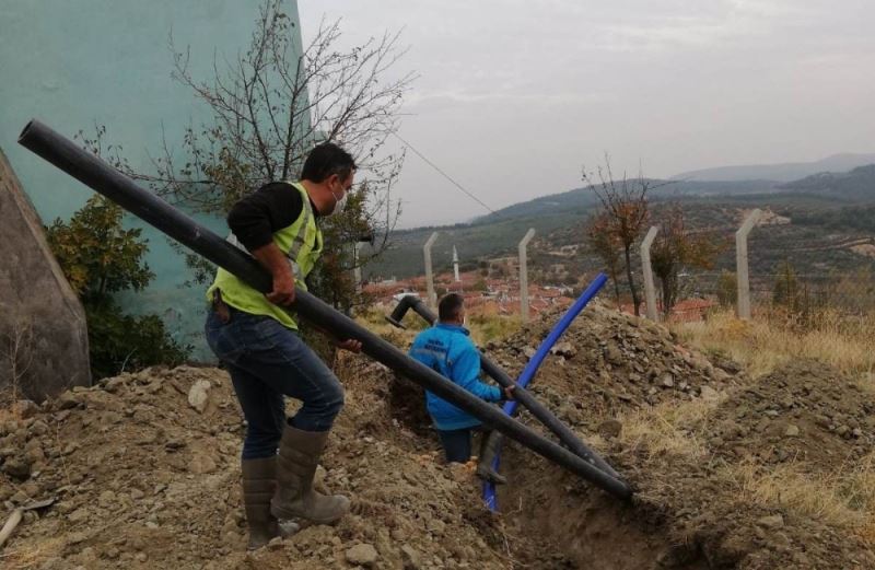 Şatırlar’a yeni içme suyu hattı döşeniyor
