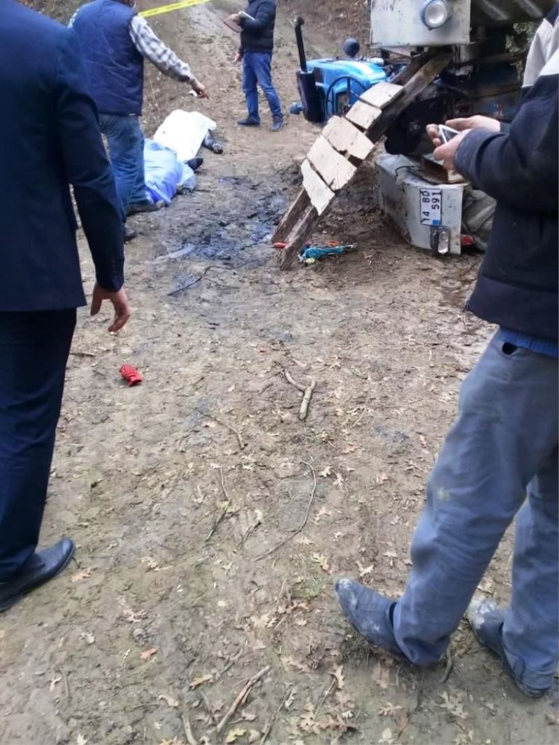 Mantar toplamaya gittikleri traktör devrildi: 2 ölü, 1 yaralı
