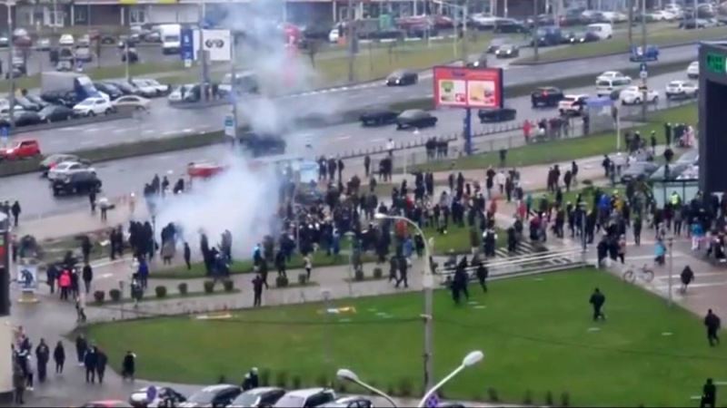 Belarus’taki hükümet karşıtı protestolarda 80 kişi gözaltına alındı
