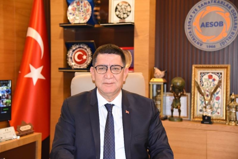 AESOB Başkanı Dere: “Esnafımıza somut destekler verilmeli”
