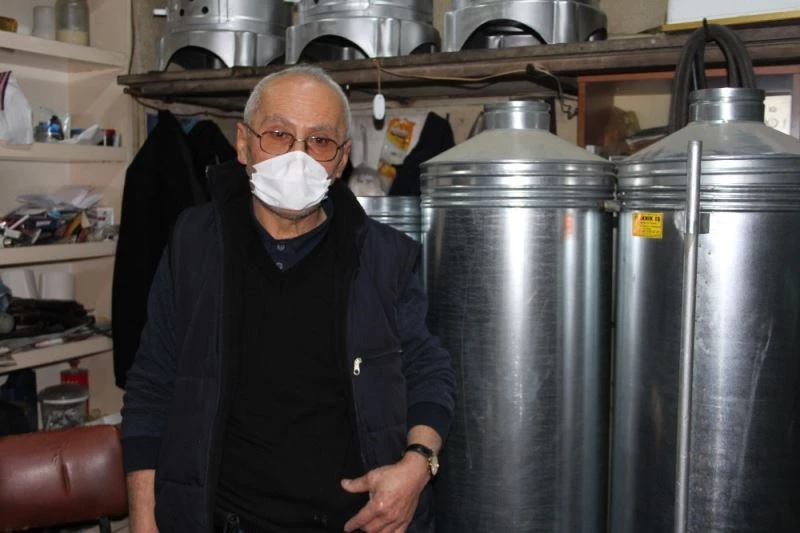 Bakır banyo kazanı teknolojiye direniyor
