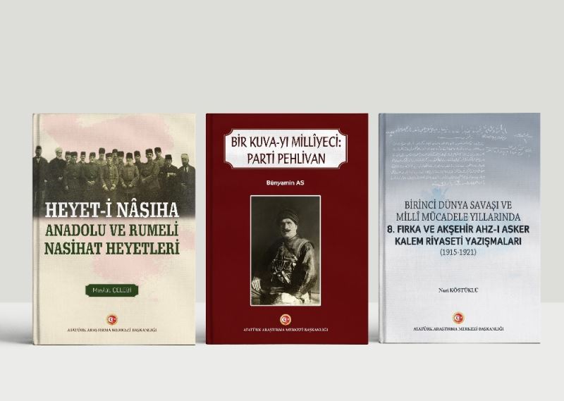 Atatürk Araştırma Merkezi Yayınlarına 3 yeni eser daha eklendi
