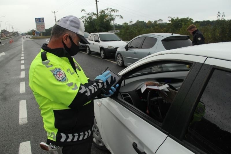 Ordu’da trafik cezaları en çok hız sınırını aşanlara kesiliyor
