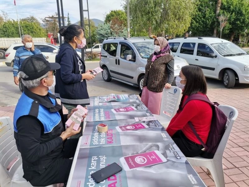 Bozyazı polisinden şiddetin önlenmesine yönelik bilgilendirme
