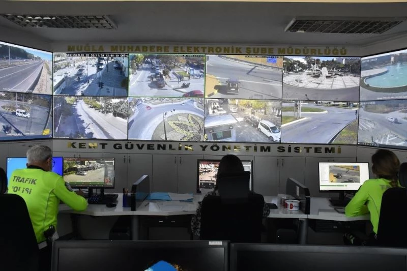 Muğla’da MOBESE’lerden 3 günde 486 araca ceza kesildi
