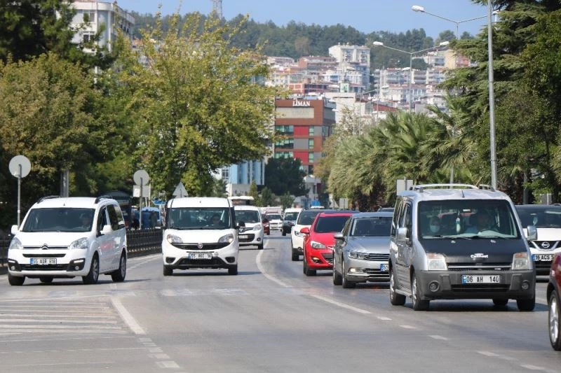 Samsun’da motorlu kara taşıt sayısı bir yılda 17 bin 571 adet arttı
