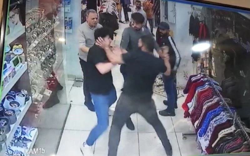 İş yerindeki tadilat iki esnafı birbirine düşürdü
