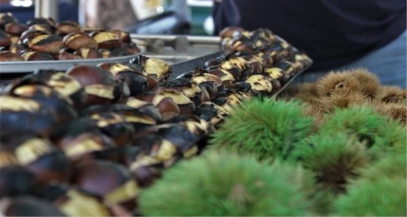 Kışın habercisi kestaneciler ocaklarını yaktı
