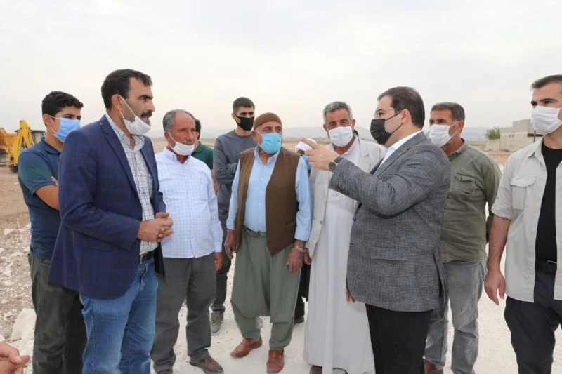 Haliliye kırsalına halı saha
