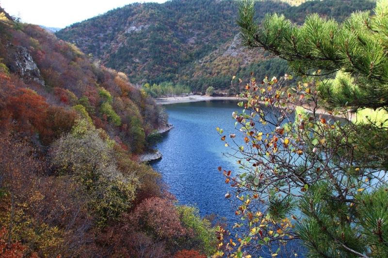 Amasya’da tabloları aratmayan manzara
