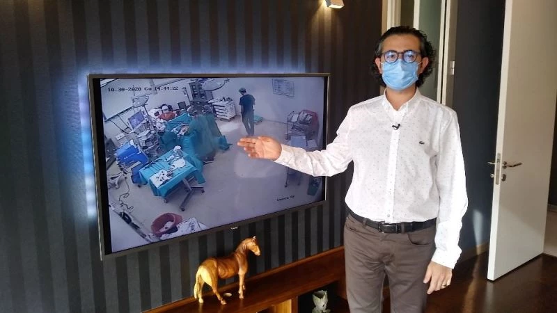 Depreme ameliyatta yakalandılar
