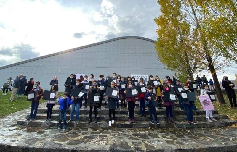 Baksı Müzesi Öğrenci Sanat Şenliği sertifika töreni ve sergi açılışı yapıldı
