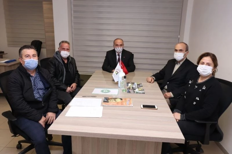 Başkan Özlü, Çevre çalışma gurubu ile bir araya geldi
