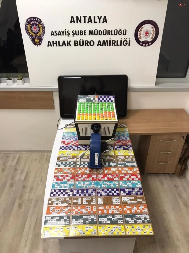 Polis ’Tombala’ dedi kumarcılara 185 bin TL ceza kesti
