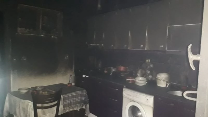 Dumandan etkilenen tavşana kalp masajı yaptılar
