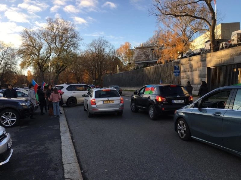 İsveç’te Şuşa’nın Ermeni işgalinden kurtarılması coşkuyla kutlandı
