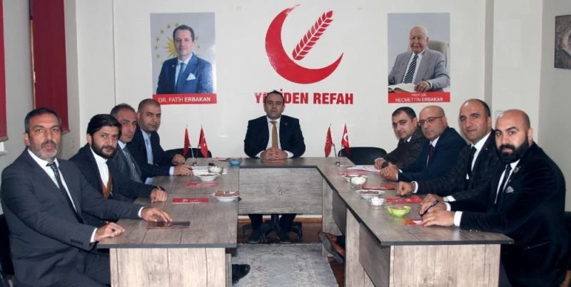 Yeniden Refah Partisi Palandöken teşkilatında görev dağılımı yapıldı
