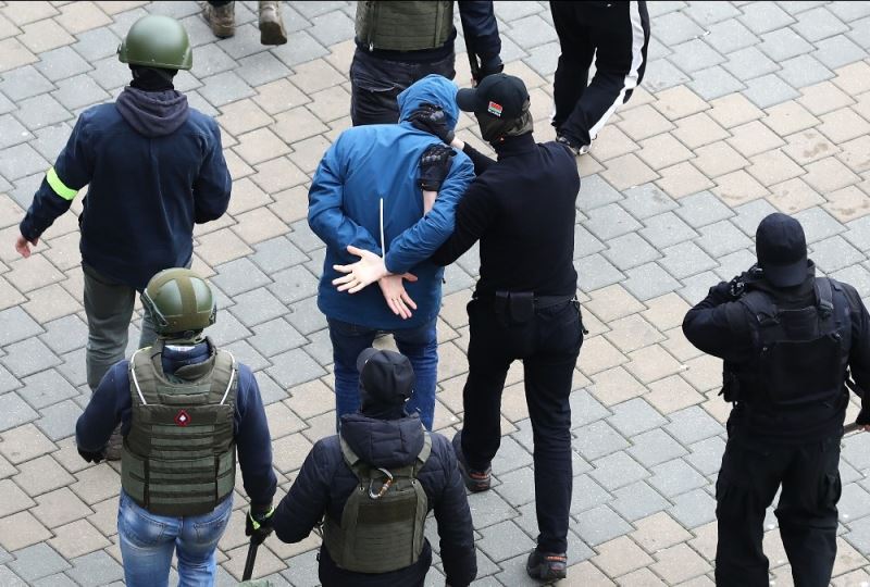 Belarus’ta binden fazla gösterici gözaltına alındı
