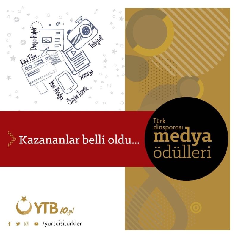 Türk Diasporası Medya Ödülleri Yarışmasının kazananları belli oldu
