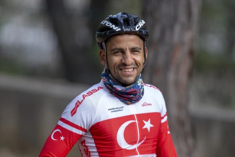 Dağ bisikletinin şampiyonu Kadir Kelleci