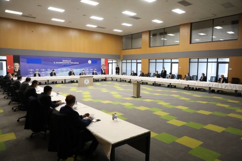 Erzincan’da kamuda koordinasyonu sağlamak amacıyla değerlendirme toplantısı yapıldı

