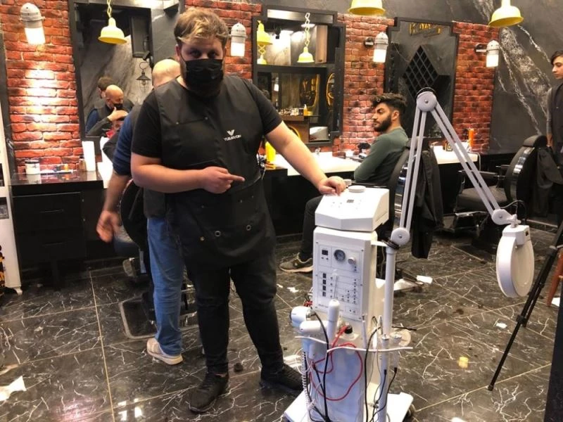 Kızıltepe’de erkekler de kadınlar kadar cilt bakımına özen gösteriyor
