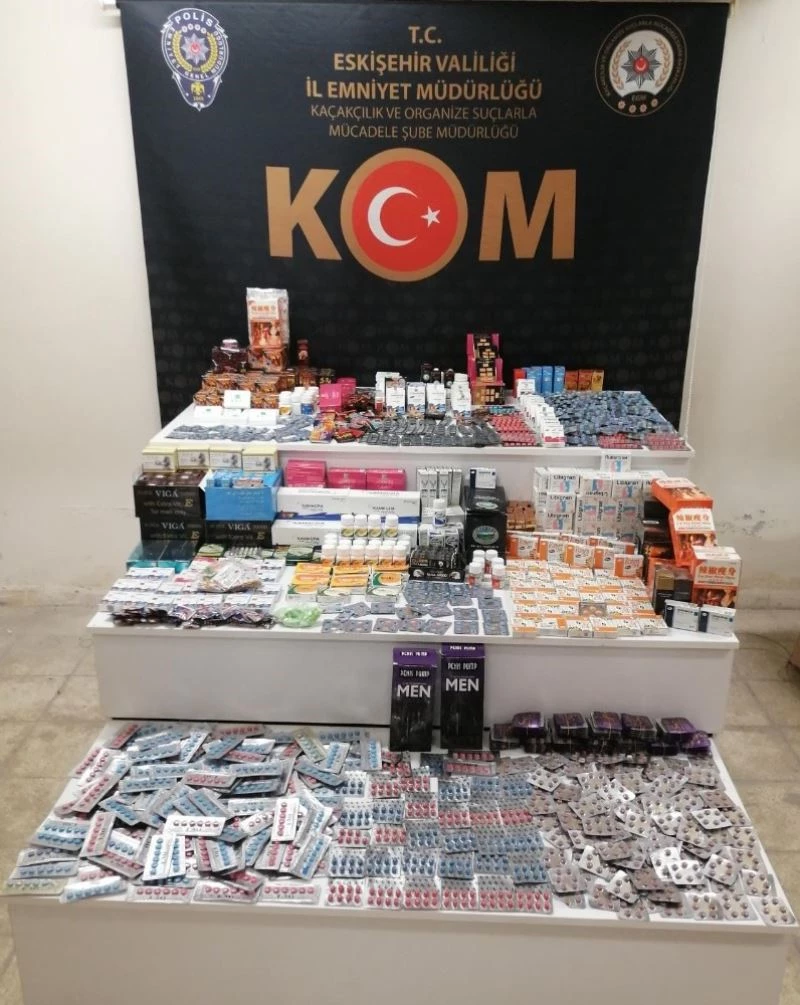 Eskişehir’de 9 bin 916 adet cinsel içerikli ürün ele geçirildi
