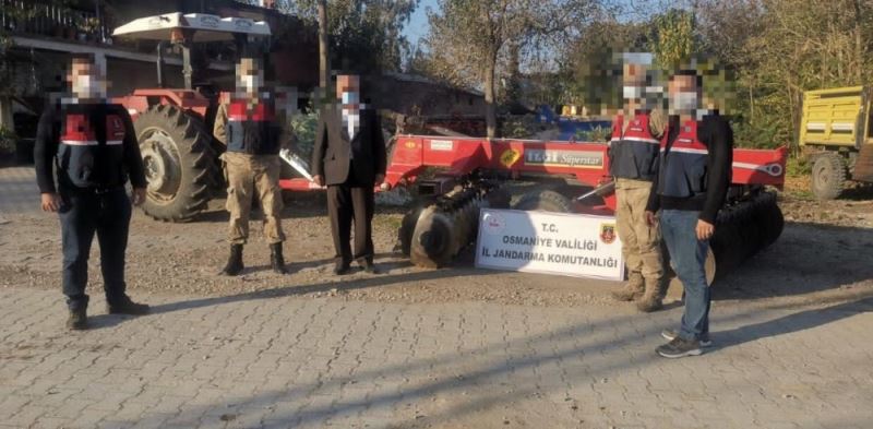 Çaldığı tarım aletini satarken jandarmaya yakalandı
