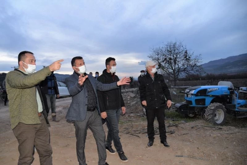 Vali Şentürk, HİS ile ’’Mera ıslahı ve amenajmanı’’ projesini yerinde inceledi
