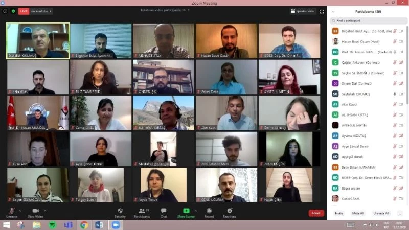 Aydın’da TÜBİTAK projeleri yaygınlaştırma e-konferansı düzenlendi
