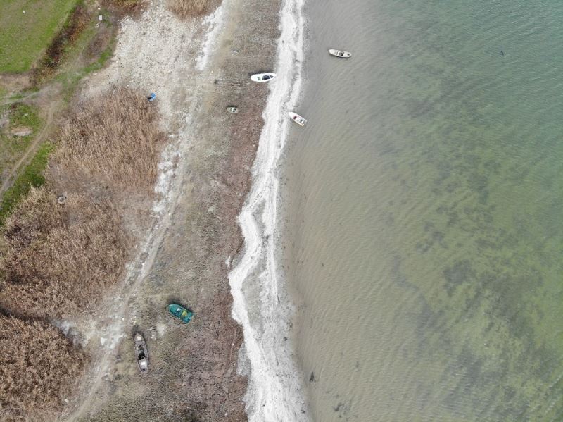 (Özel) İstanbul’un önemli su kaynağı Terkos’ta korkutan görüntü
