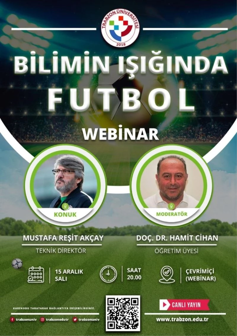 Trabzon Üniversitesi’nde Webinar buluşmaları
