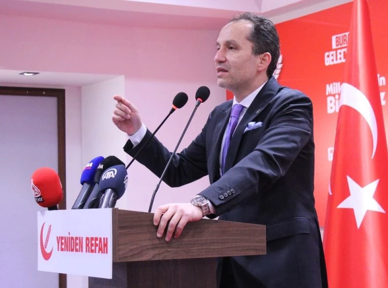 Yeniden Refah Partisi Genel Başkanı Erbakan:” İki devlet, tek millet sloganını bizler de Yeniden Refah Partisi olarak yürekten, içten bir şekilde ifade ediyoruz”
