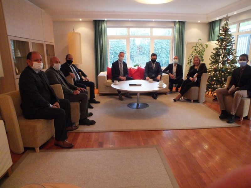 SANKON heyeti Finlandiya Büyükelçiliği’ne ziyarette bulundu
