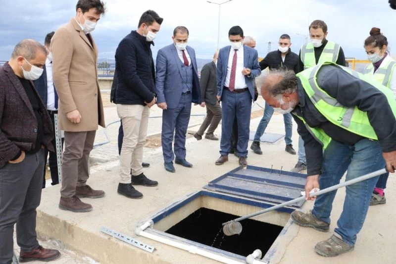 Alaşehir AAT’de arıtılan atıksu içme suyu berraklığına getiriliyor
