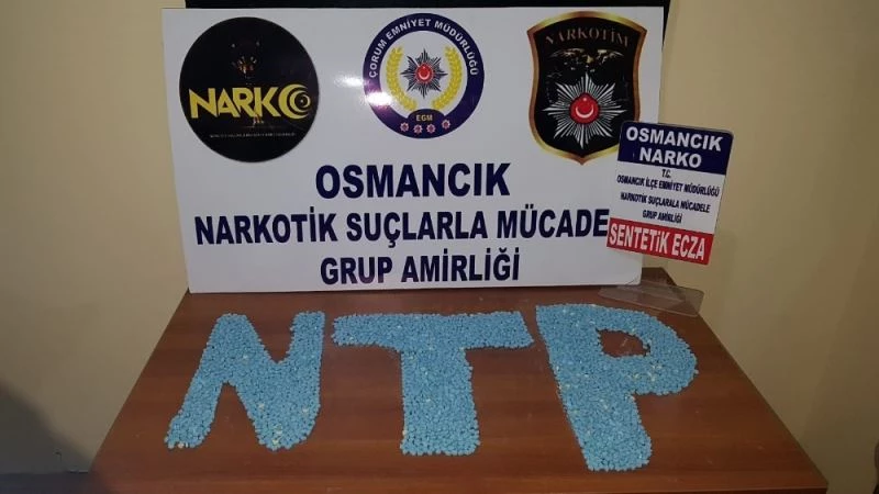 Çorum’da 4 bin 455 ekstasy hap ele geçirildi
