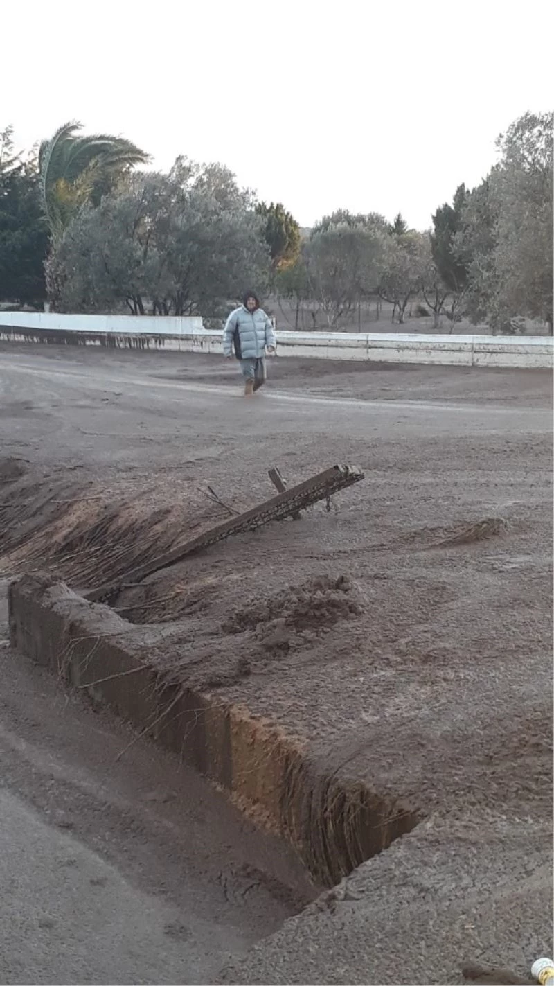 Pirina fabrikasının depolama havuzunun duvarı çöktü
