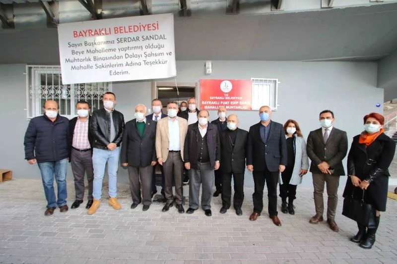 Fuat Edip Baksı Muhtarlığı yeni binasında
